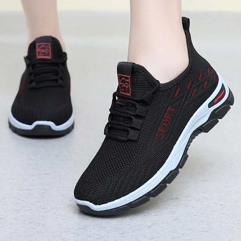 Casual sports sneaker with soft PVC injection moulded sole in low-top breathable design