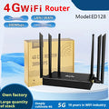Industrial iron box 4G router with dual antennas and compact 29.5cm design