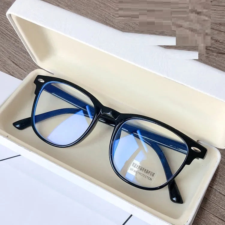 Retro TR90 full rim anti-blue light glasses in five frame colours for men and women