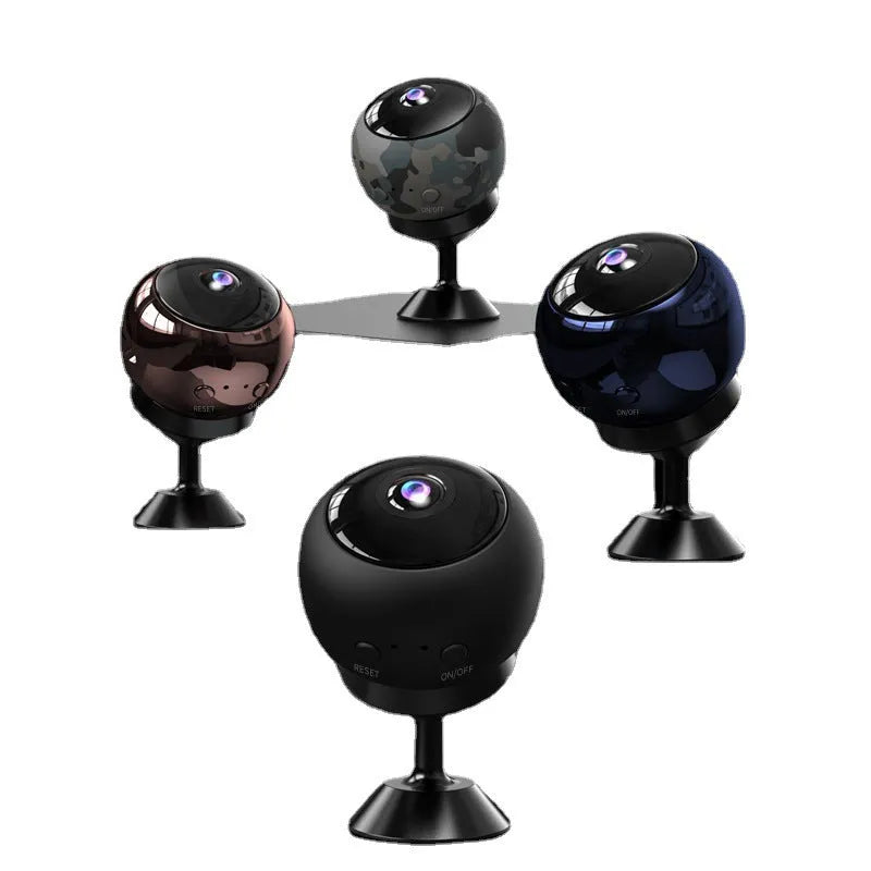 A12 wireless WIFI surveillance camera with ABS plastic housing and 3.6° lens
