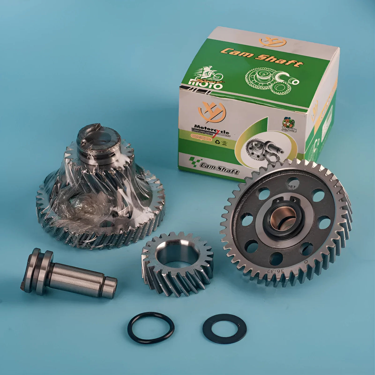Motorcycle engine camshaft three-piece set for CG125 CG150 CG175 CG200 models, replacement assembly