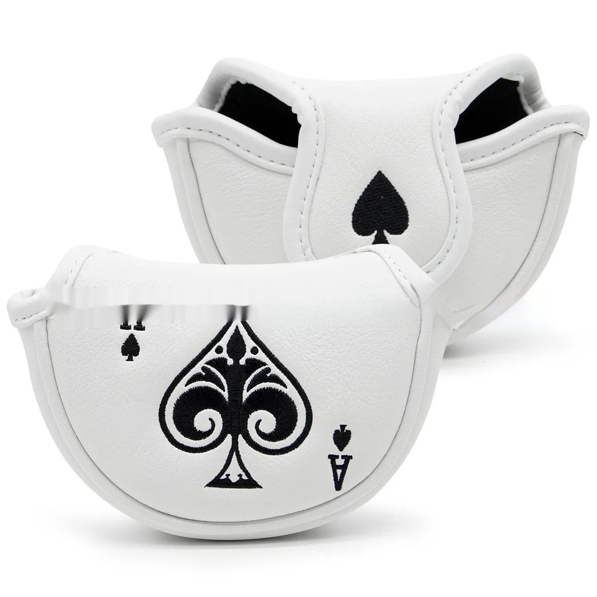 PU golf putter sleeve for club head protection in one of three available colours