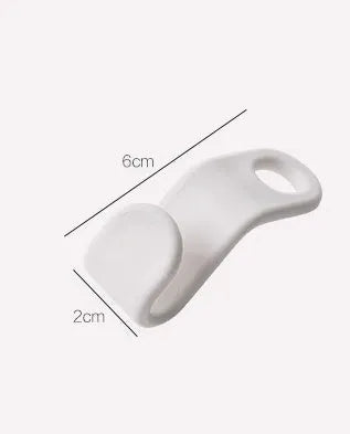 Plastic closet stack hanger hook 6-pack PP material 6x2cm for wardrobe organisation
