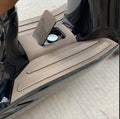 Motorcycle 3D rubber foot pad modification accessories for front footrests in black grey and bronze gold colours