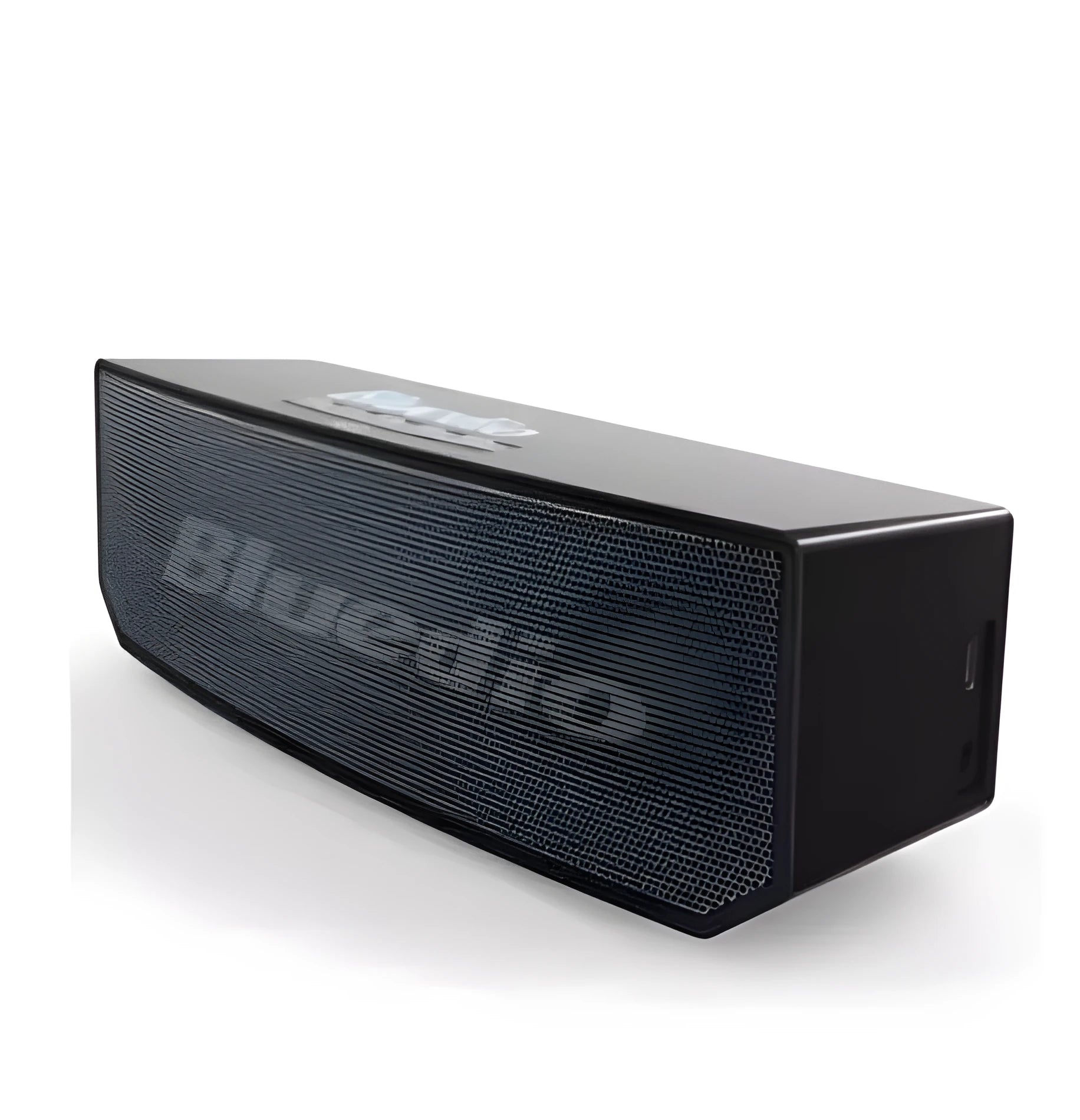 Black BS-6 cloud smart speaker with compact rectangular design