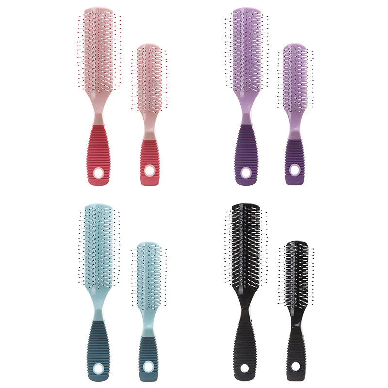 Shun Fa Shu Tou ABS massage comb in green large size for scalp relaxation