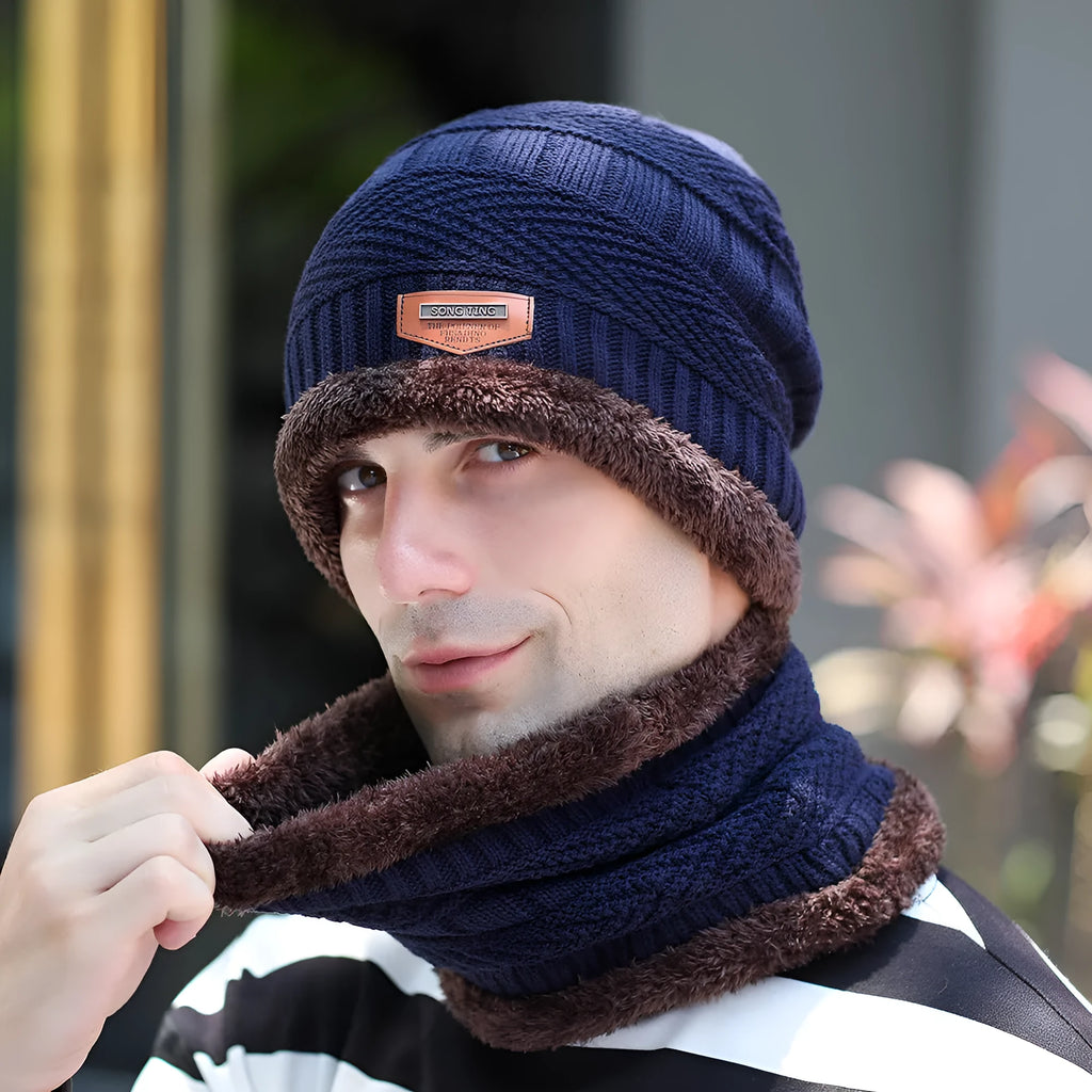 Youth Korean wool hat in acrylic and coral fleece with plus velvet thickening, elastic fit 55-62cm, shown in coffee, dark grey, khaki, light grey, navy blue, wine red, and black.
