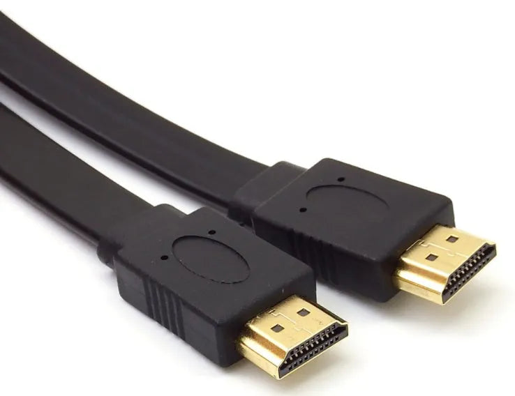 HDMI version 1.4 flat cable with copper wiring available in seven lengths from 0.3m to 10m