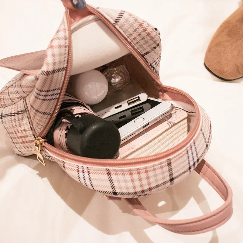 One shoulder diagonal phone bag in PU fabric available in black, blue, brown, pink or red