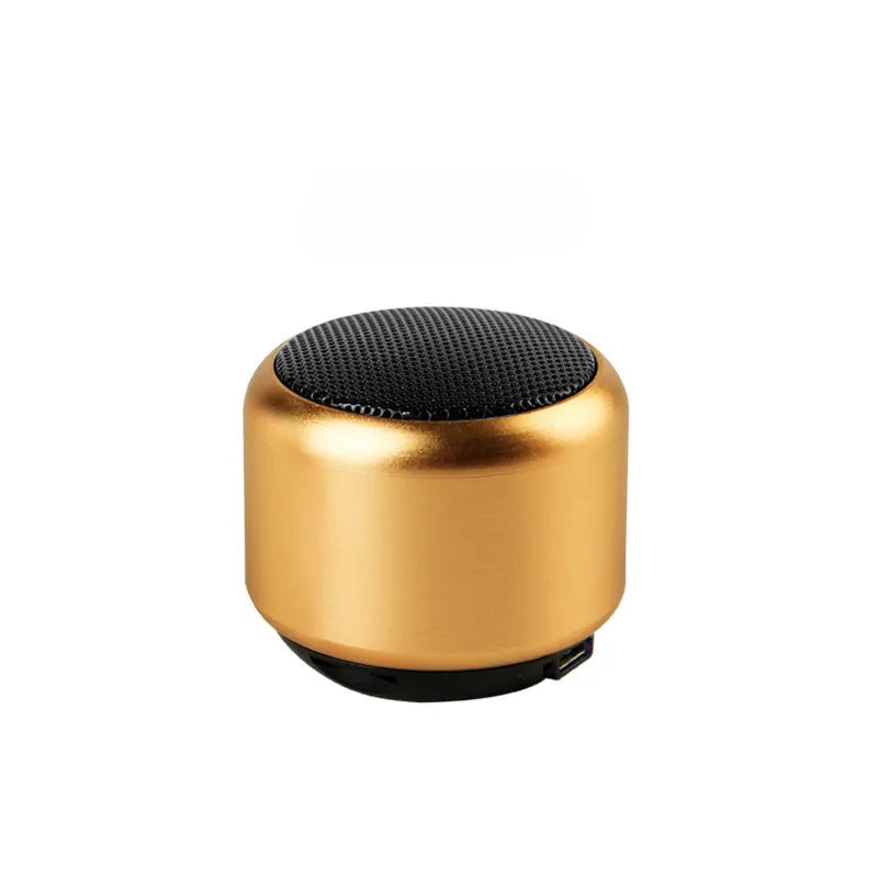 Small portable Bluetooth wireless speaker in multiple colour options for outdoor use