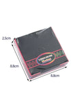 Trumpet scratch painting kit with colourful paper cards in 8.8cm colour box