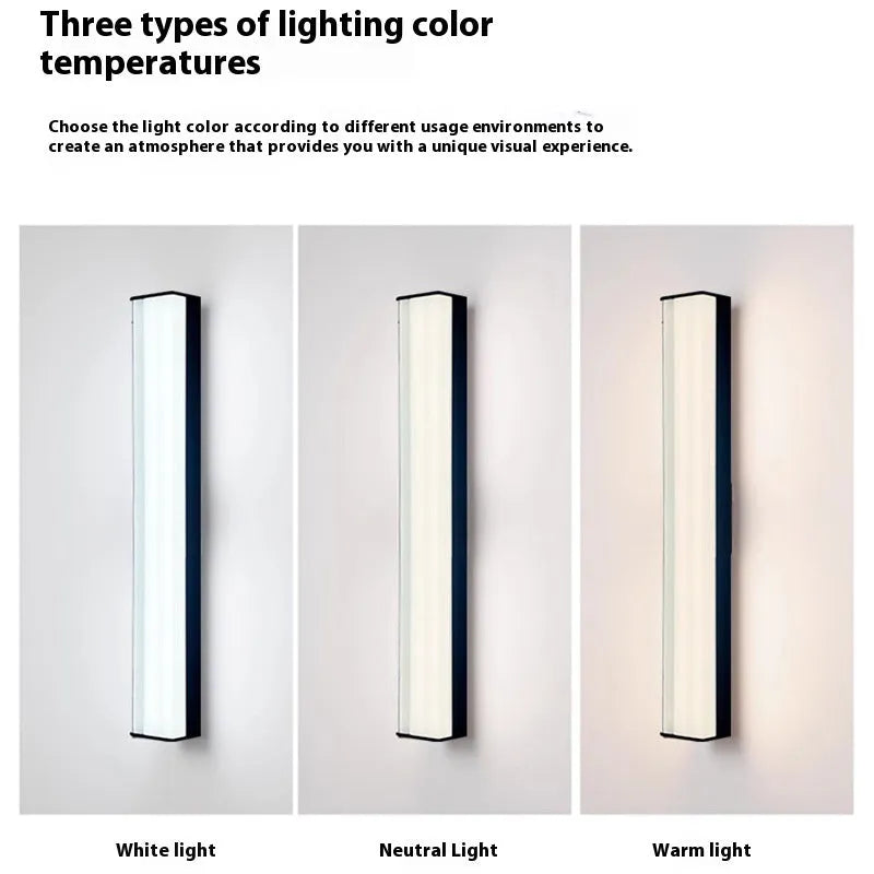 Modern outdoor wall lamp for villa hotel courtyard entrance lighting available in five sizes
