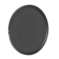 Redcircle ND8 neutral density camera filter with silver aviation aluminium frame on a camera lens.
