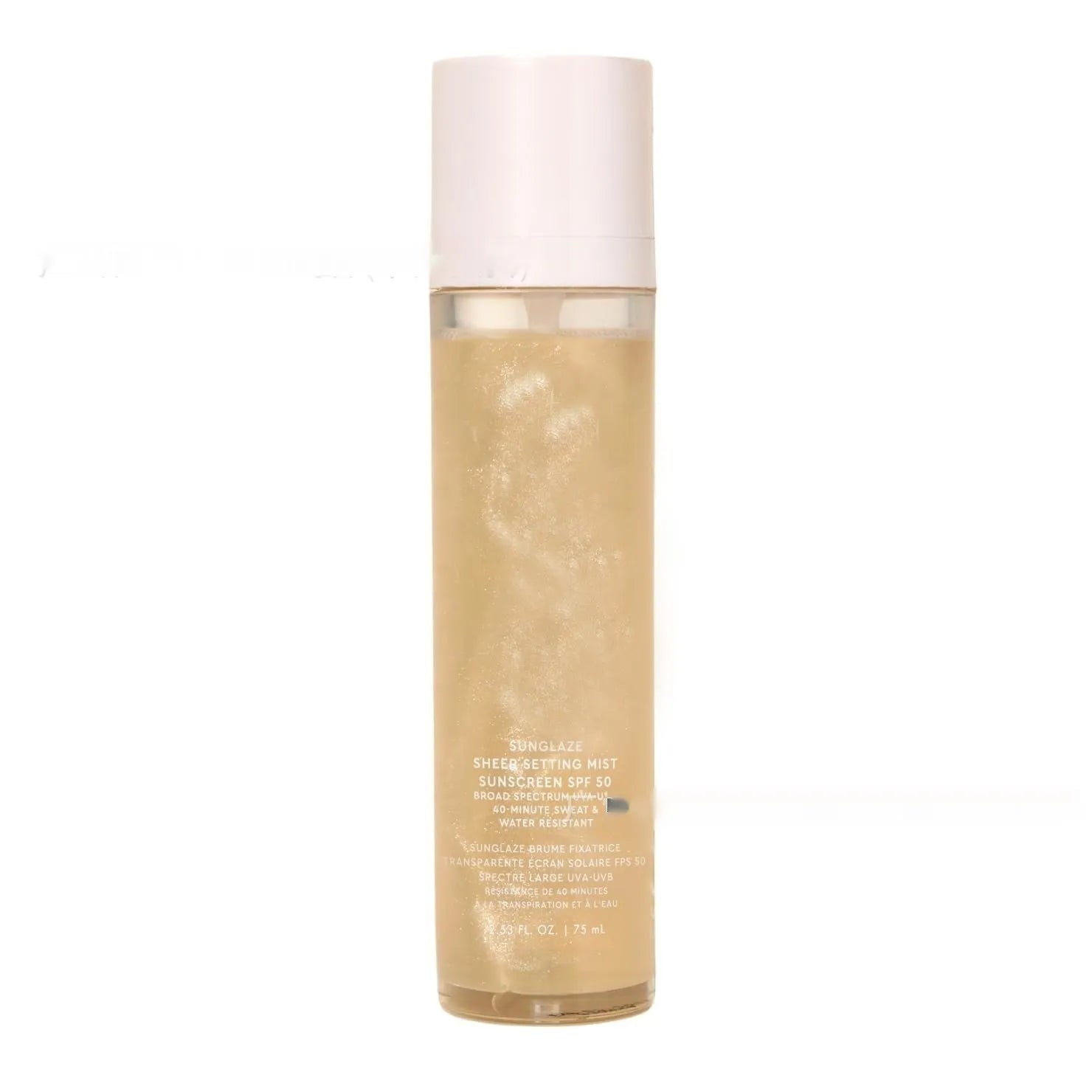 75ml moisturising toner spray bottle with light texture for makeup setting and daily hydration