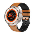 K9 smart watch with circular screen showing health metrics and payment functions on silicone strap