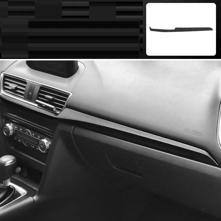 Unksera brand car interior decorative film sticker set for dashboard, centre console, and door handles.