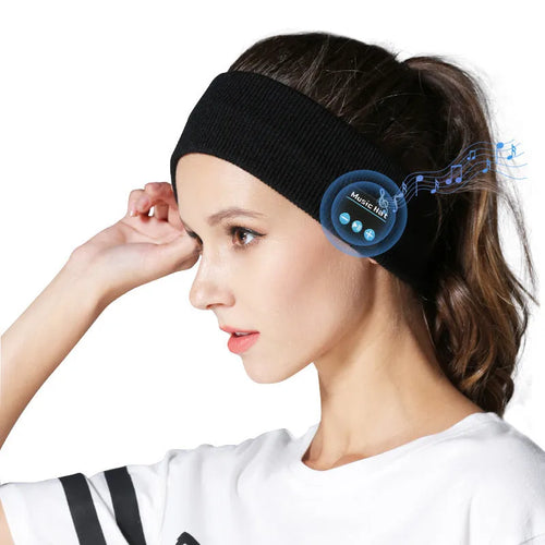 Bluetooth 5.4 sports headband in three colour options with washable design