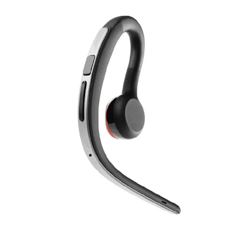 Handsfree Bluetooth headset with mic, adjustable earhook, CVC 6.0 noise cancelling, Gold or Silver