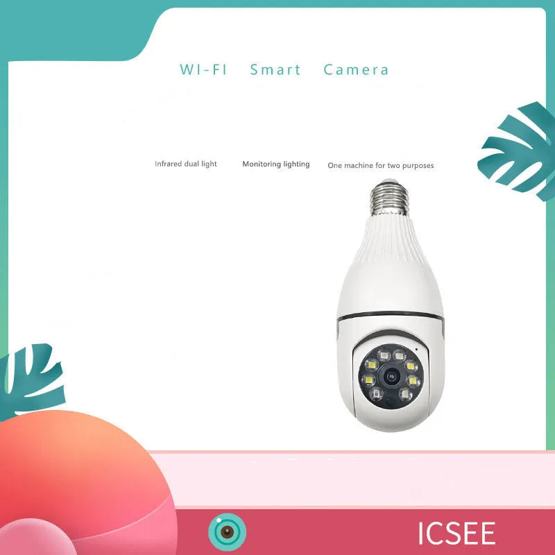 Minions wireless surveillance camera with wide-angle lens for indoor monitoring