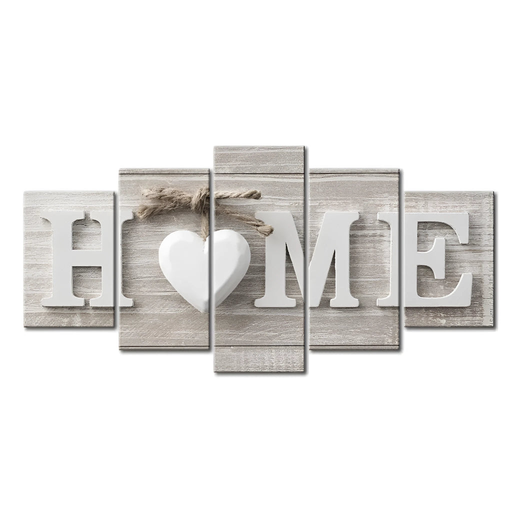 HOME oil painting reproduction printed on canvas, available in multiple sizes for wall decor.