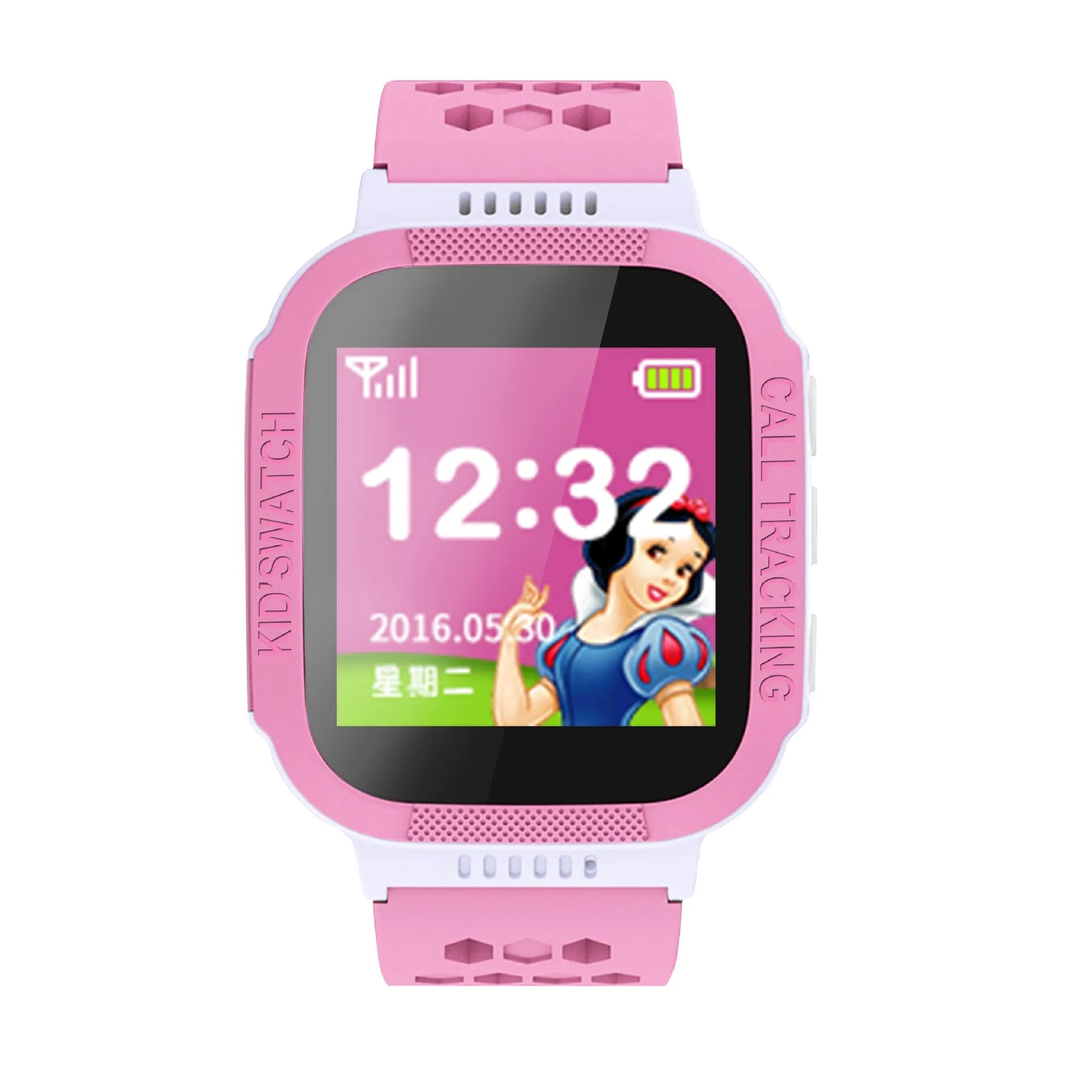 Blue children's phone watch with 1.44 inch IPS touchscreen display