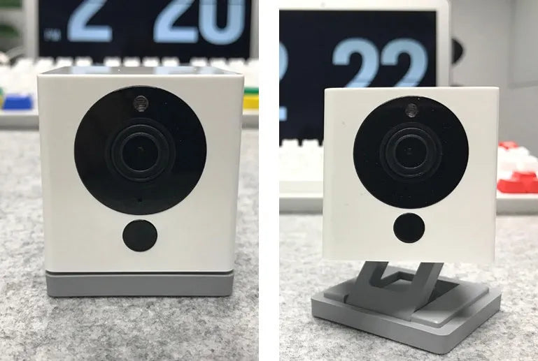 White small square indoor camera, 50 x 50 x 56mm, 1080P, 110° wide angle, night vision, 100g