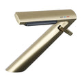 Copper hot and cold mixing faucet for bathroom washbasin in four finishes