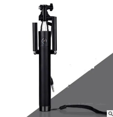 Telescopic aluminium alloy self-timer fishing rod with line control mechanism in multiple colour options.