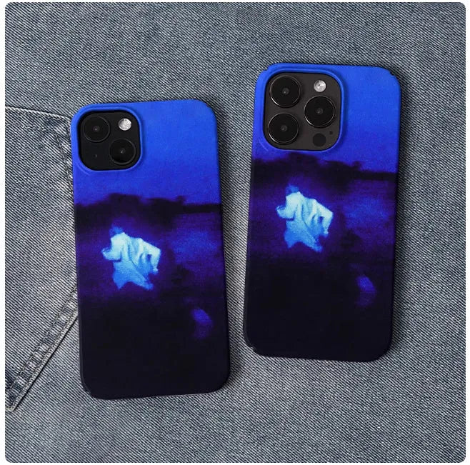 Glossy Fine Hole Niche Art Phone Case for Apple iPhone 15 14 13 12 11 Pro Max Plus Mini Hard Shell Protective Cover Compatible with Multiple iPhone Models Trendy Fashion Design