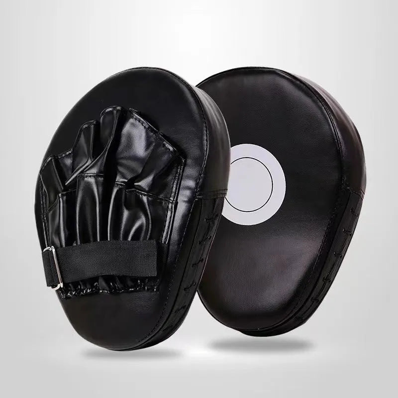Boxing training punch mitts, a PU hand target held for striking practice.
