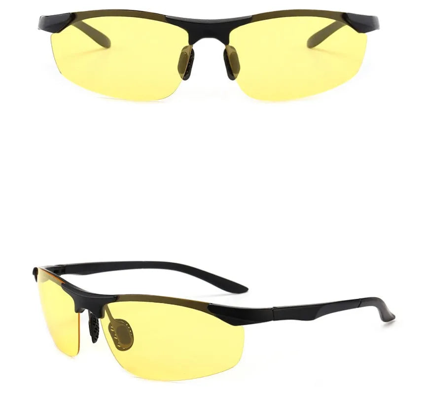 Polarized sports cycling sunglasses with TAC lens and PC frame in black blue colour