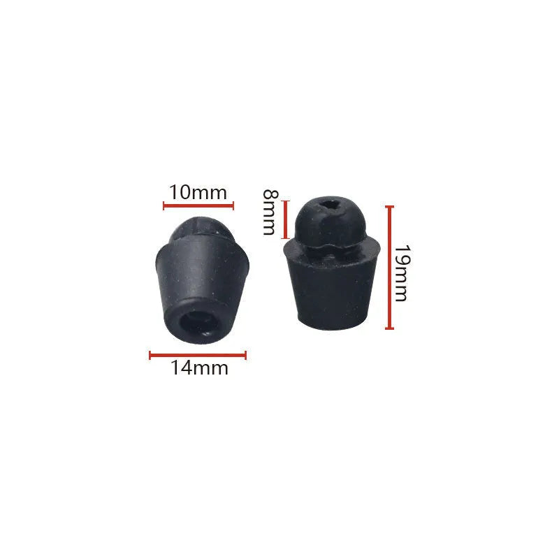 Ten X16 colour rubber automobile buffer clips for vibration reduction