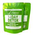 Box of 14-day herbal detox tea containing 14 individual 3g sachets.