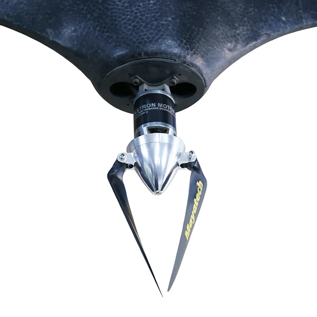 Black nylon folding paddle showing quick-disassembly fittings, shown at 12cm by 6.5cm size.