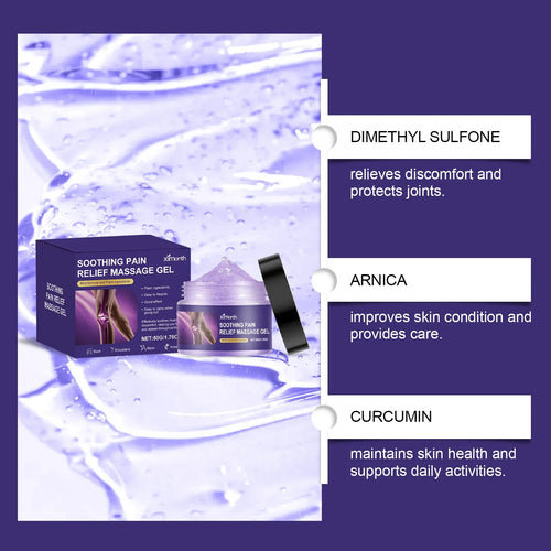 50g body joint care gel jar for universal skin types and daily topical application