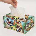 Handmade diamond painting mosaic tissue box cover wooden frameless modern simplicity style