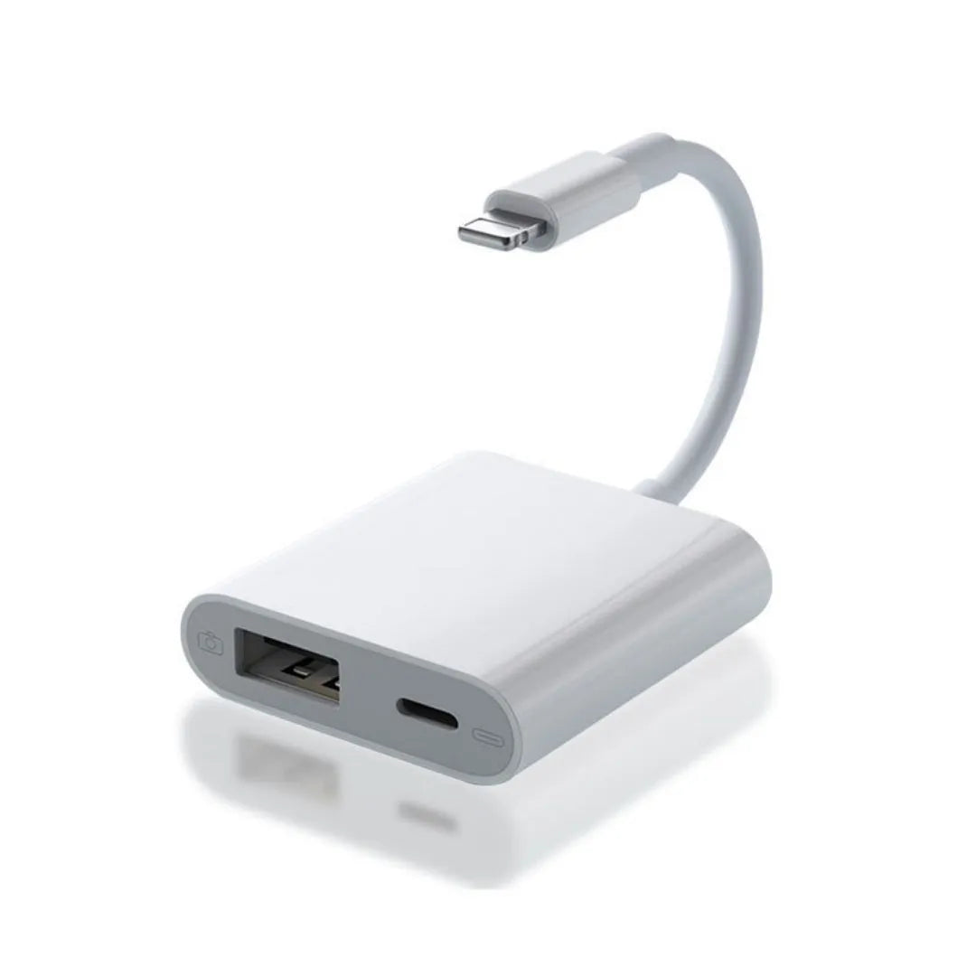 Multi-function USB 2.0 card reader for SD and TF memory cards with plastic shell