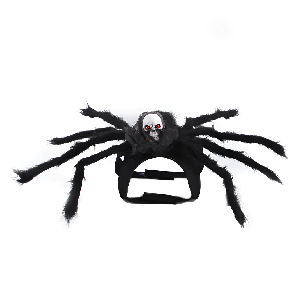 Black felt Halloween bat wings for cats and small dogs with Velcro neck and chest straps, 1PC
