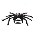 Black felt Halloween bat wings for cats and small dogs with Velcro neck and chest straps, 1PC