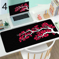 Large rubber gaming mouse desk mat in multiple sizes from 300x600mm to 400x900mm with print design