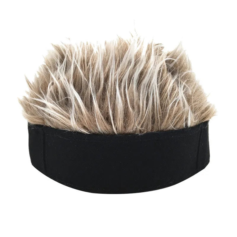 Wig hat with adjustable circumference 56-58cm, black coffee colour option