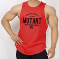 Loose fit sleeveless polyester training vest for gym workouts, shown in a colour option.