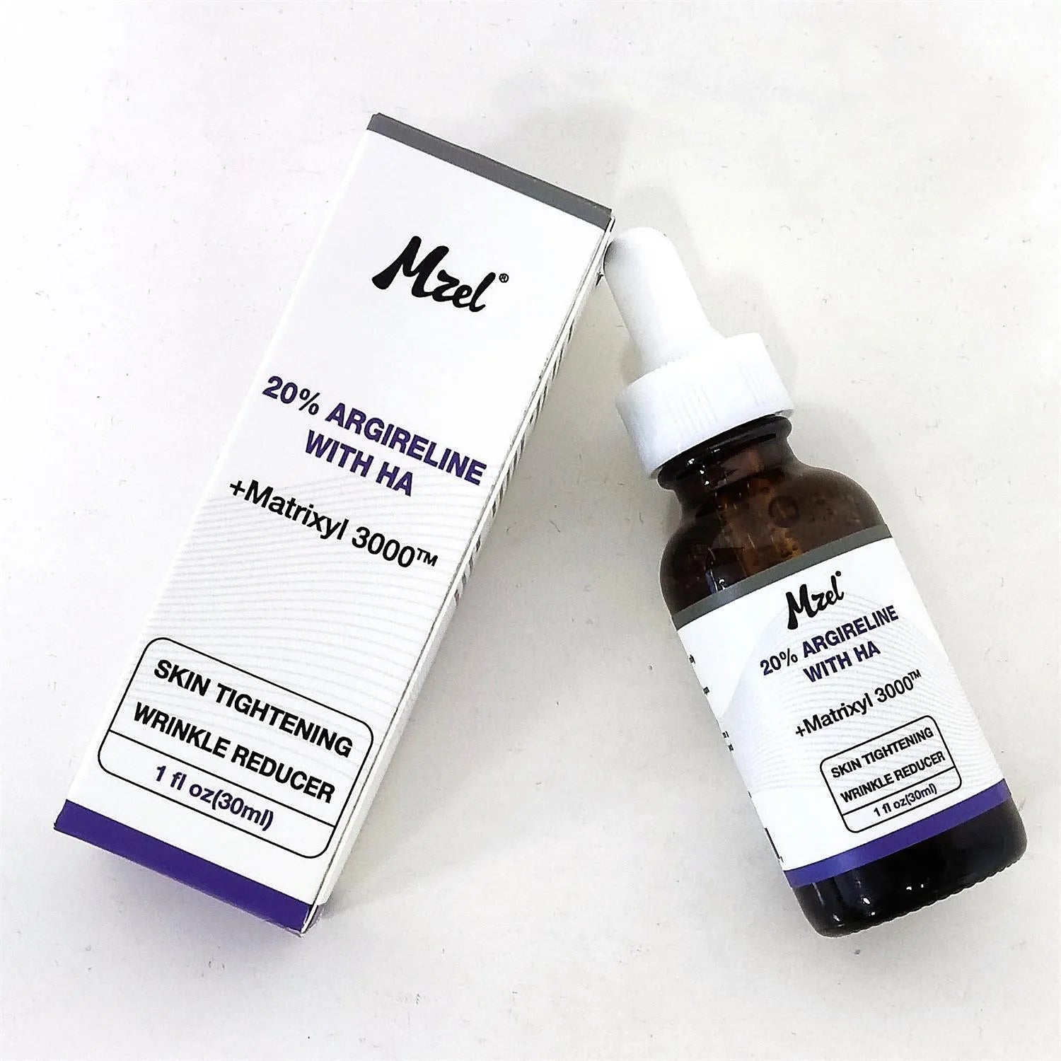 30ml bottle of six-peptide firming anti-wrinkle serum with brightening and hydrating properties