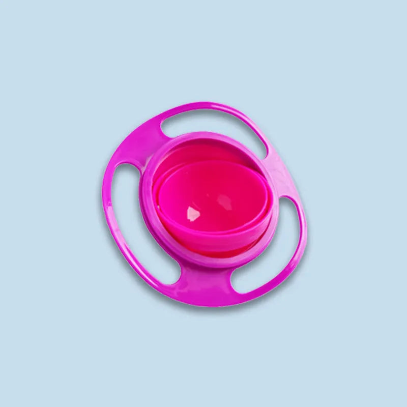 Children's rotating balance bowl in plastic, blue colour, suitable for toddlers over 24 months