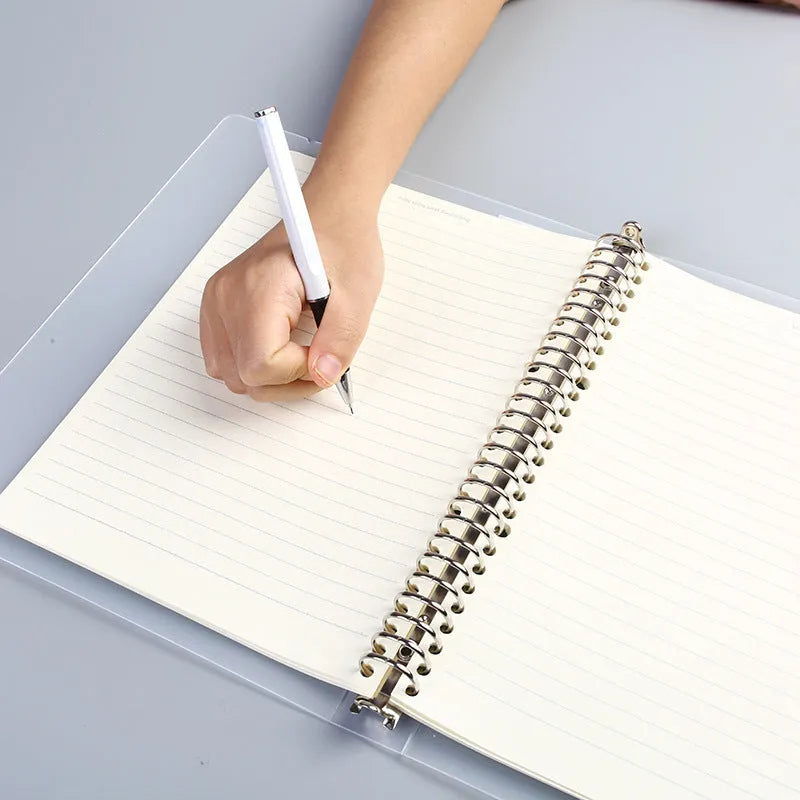 A5 loose-leaf notebook binder with 26-hole horizontal loop design in two size options