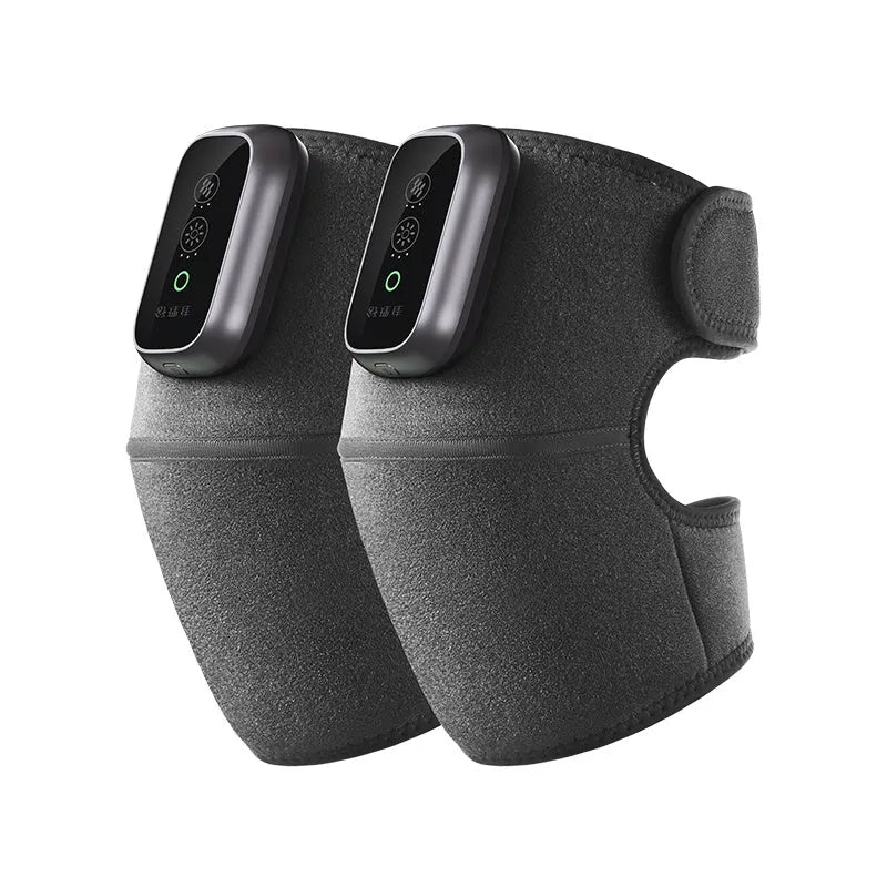 3rd gen heated knee pads with massage and moxibustion for joint pain relief, 5000mAh USB charging, one size