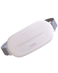 White uterine warming device with electric heating for menstrual comfort