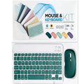 Bluetooth keyboard and mouse set in choice of colours with 10-inch keyboard and dual-mode or single-mode mouse.