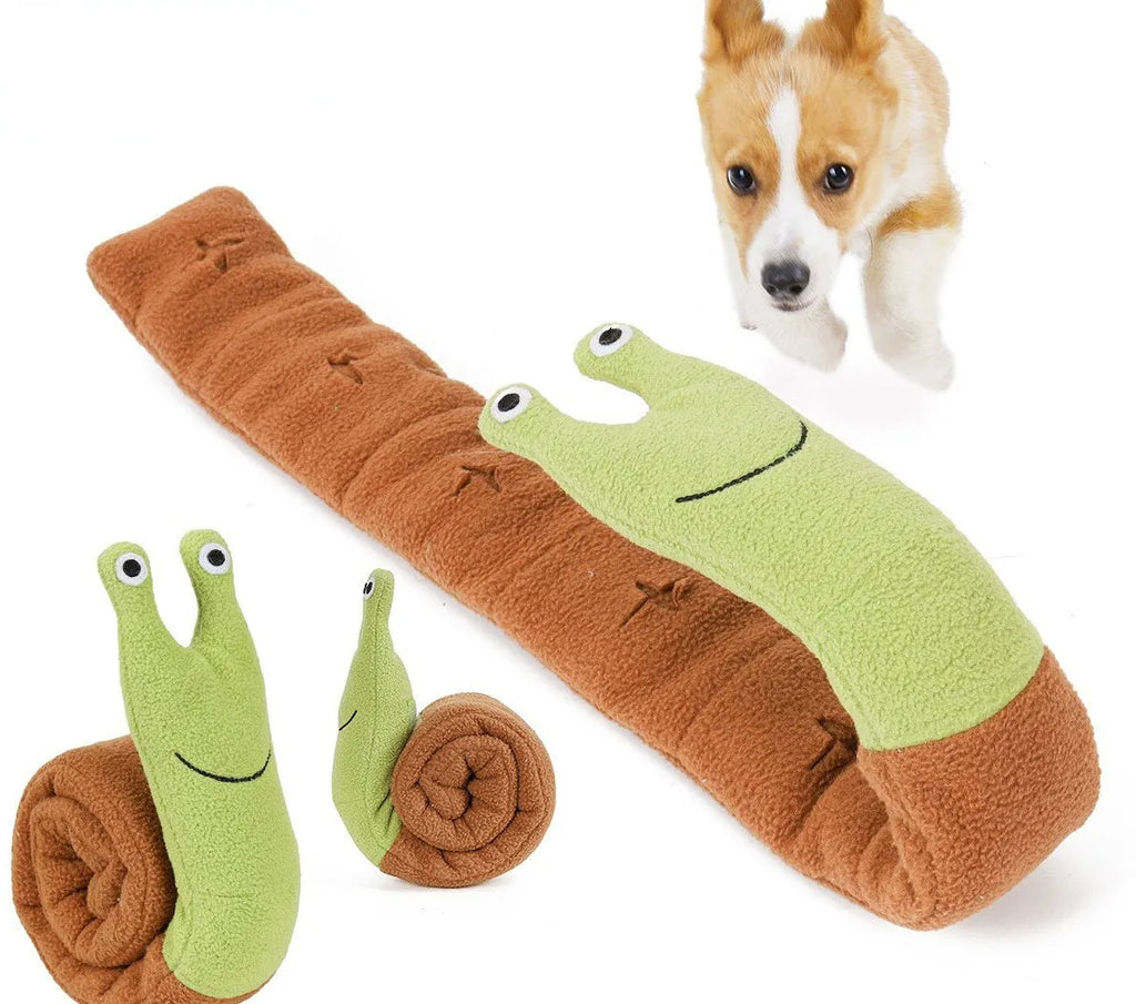Snuffle dog mat foraging toy in polar fleece, 72x7.5cm, for large medium and small dogs