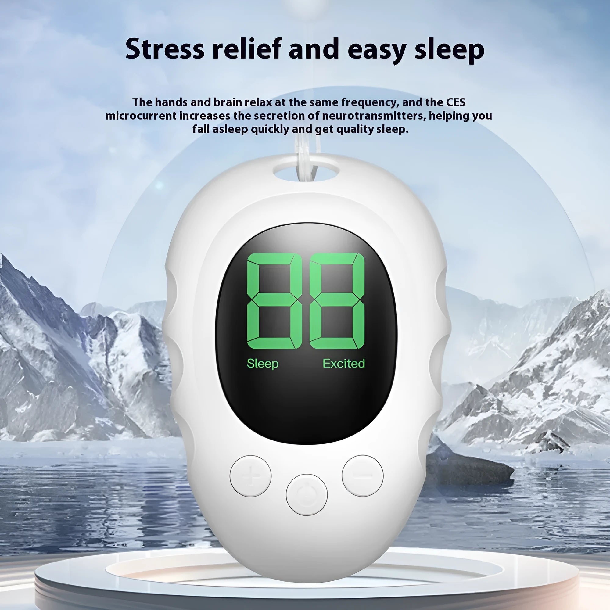 Silicone sleep aid hand grip with remote control in black, green, and white colour options